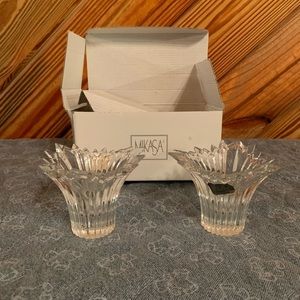 NIB Mikasa Candle Holders